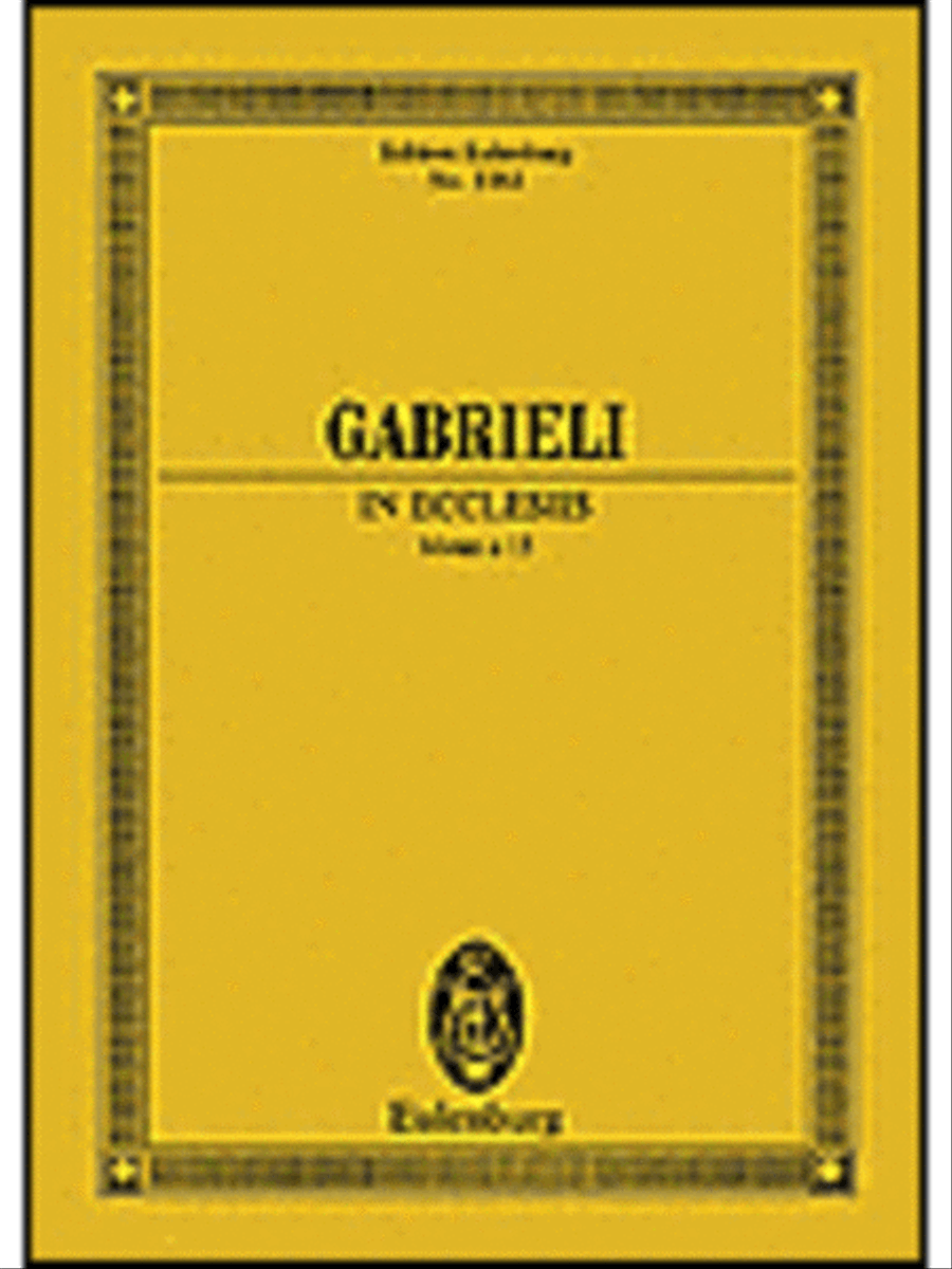 In Exclesiis, Motette a 15 Choir scores gallery preview page 1