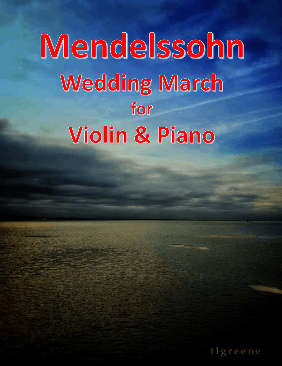 Mendelssohn: Wedding March for Violin & Piano Violin Solo scores gallery preview page 1