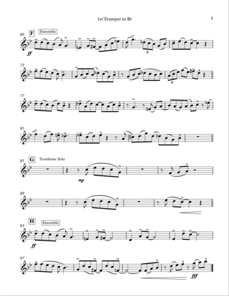 Lullaby Of Birdland Lullaby Of Birdland Brass Ensemble scores gallery preview page 3