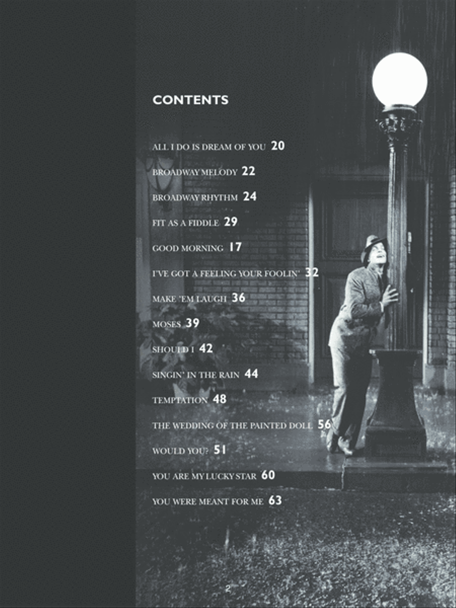 Singin' in the Rain Deluxe 50th Anniversary Edition Piano, Vocal, Guitar scores gallery preview page 2