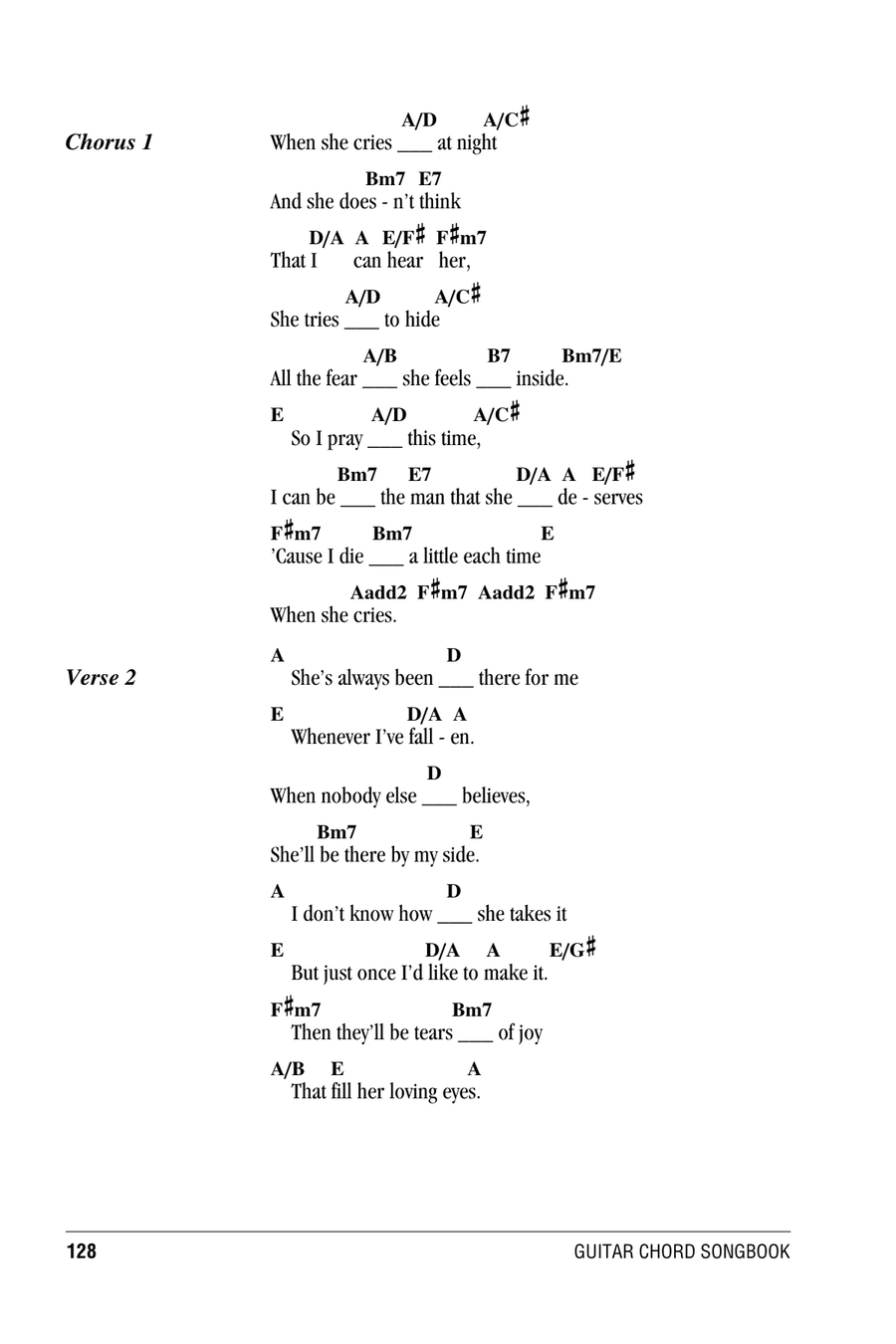 When She Cries When She Cries Acoustic Guitar scores gallery preview page 2