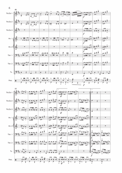 Schubert - Marche militares (Brass choir) image number null