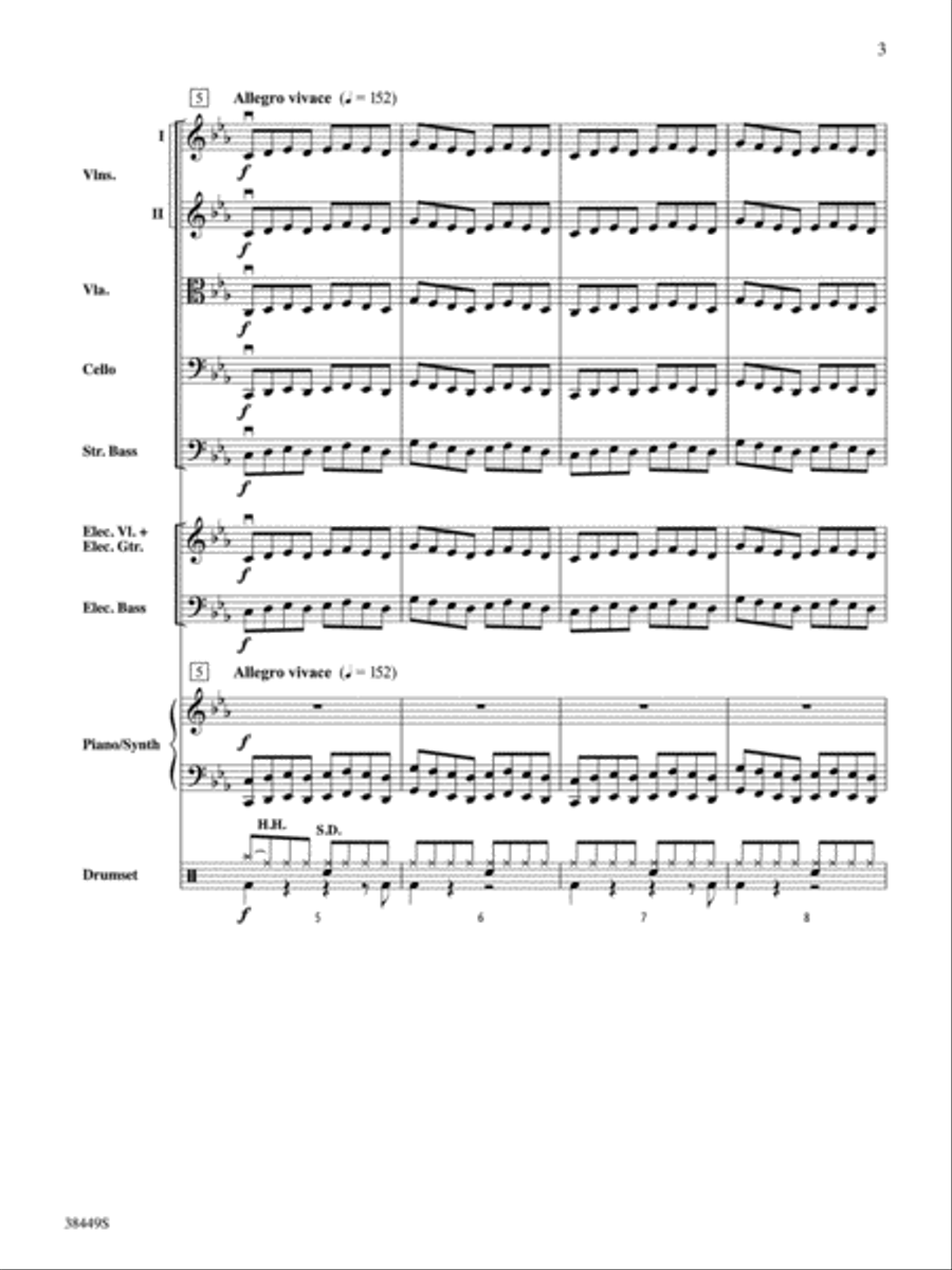 Requiem (The Fifth): Score String Orchestra scores gallery preview page 3