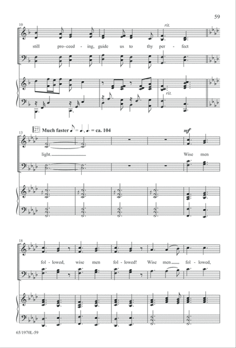 A Great and Mighty Wonder 4-Part scores gallery preview page 60