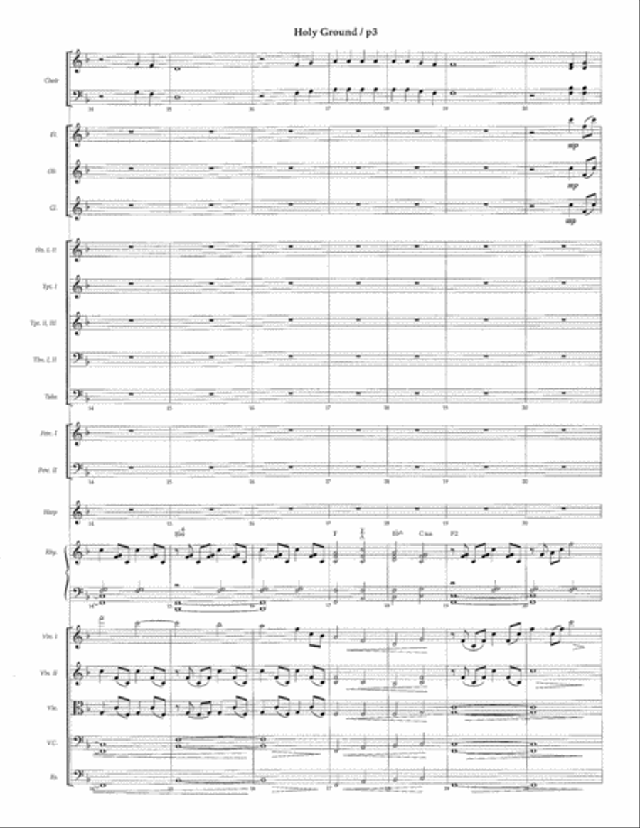 Holy Ground Holy Ground Choir scores gallery preview page 3