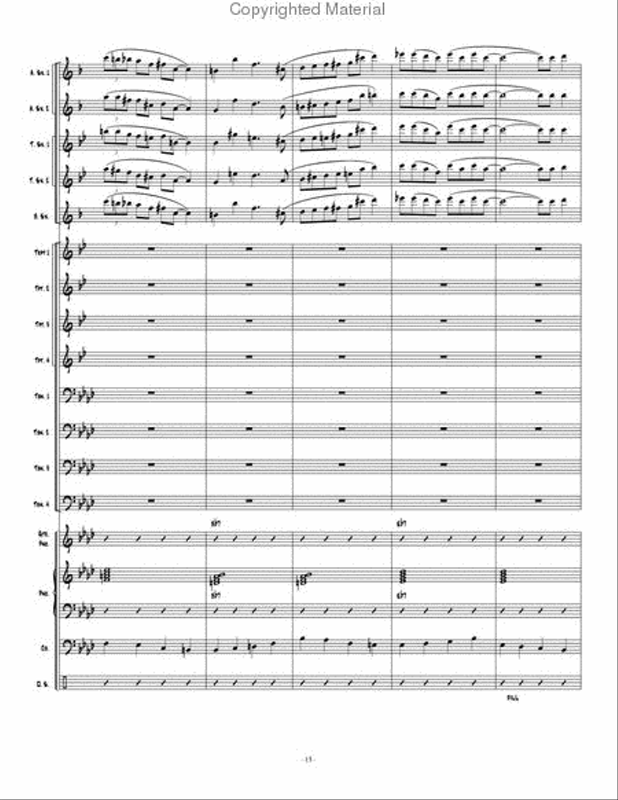 Don't Get Caught Jazz Ensemble scores gallery preview page 18