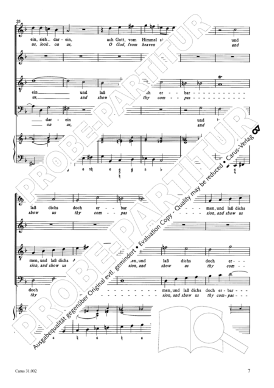 O God, from heaven look on us (Ach Gott, vom Himmel sieh darein) ATB scores gallery preview page 8