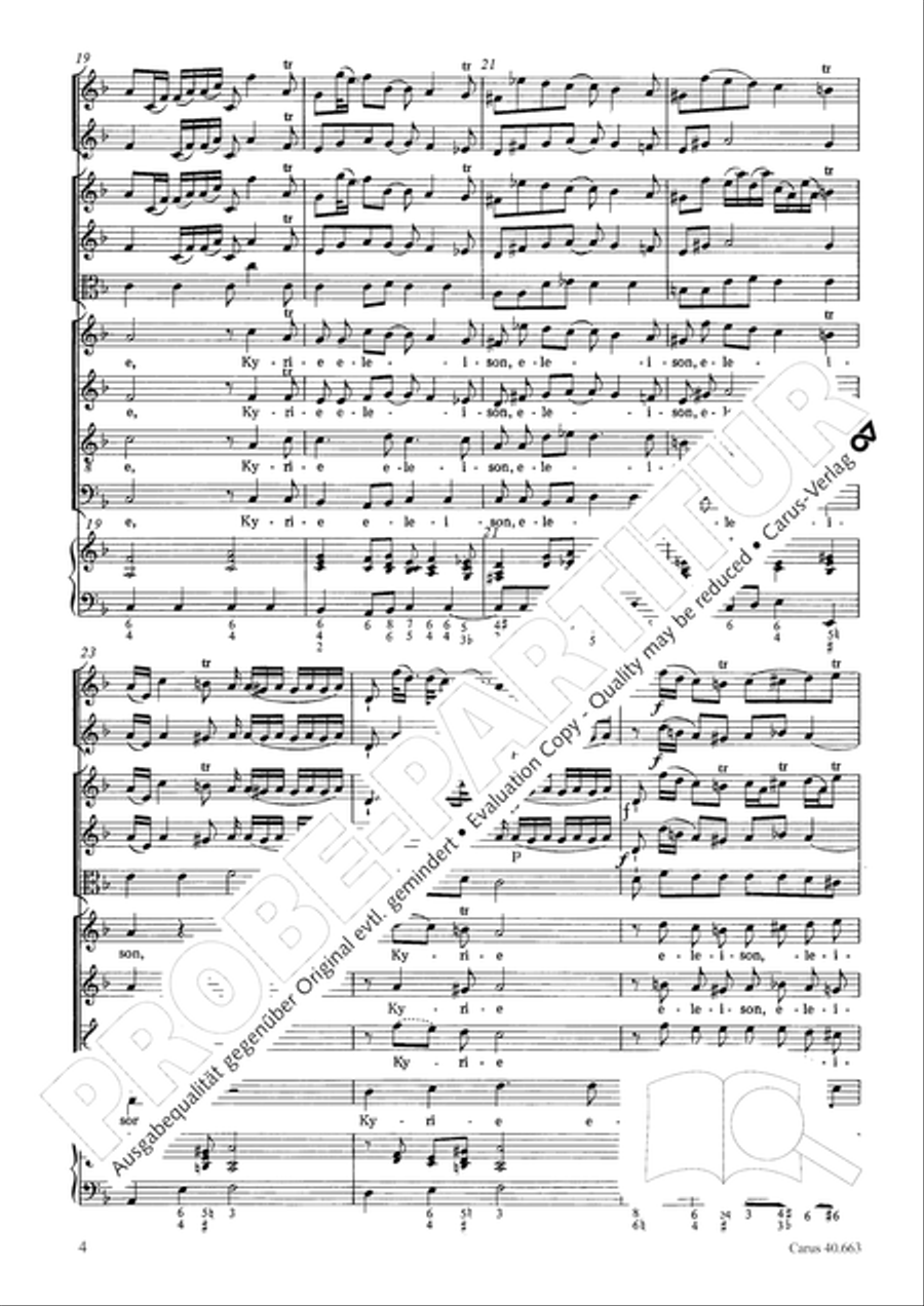 Mass in D minor (Missa in d) ATB scores gallery preview page 20