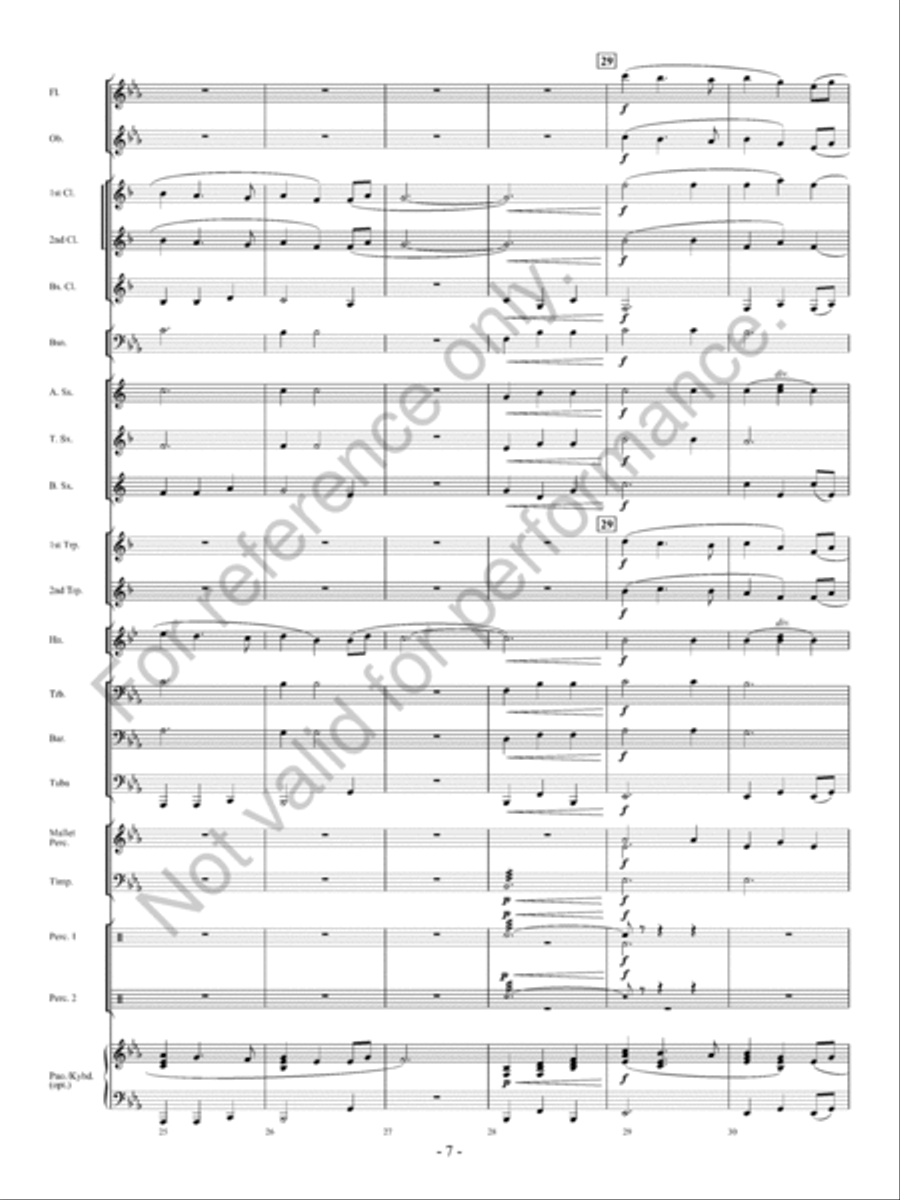 Captain Courageous Concert Band scores gallery preview page 8