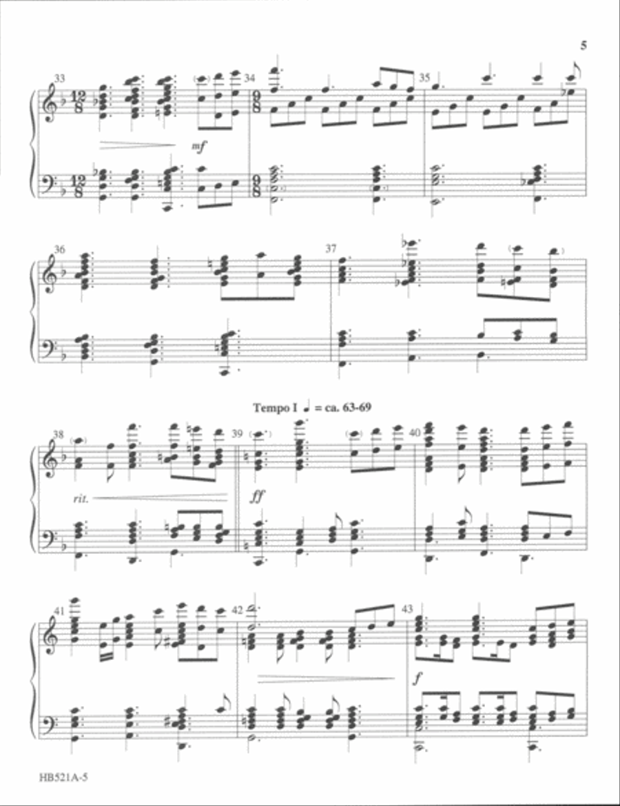 I Must Tell Jesus - Page - handbell part Handbell Choir scores gallery preview page 5