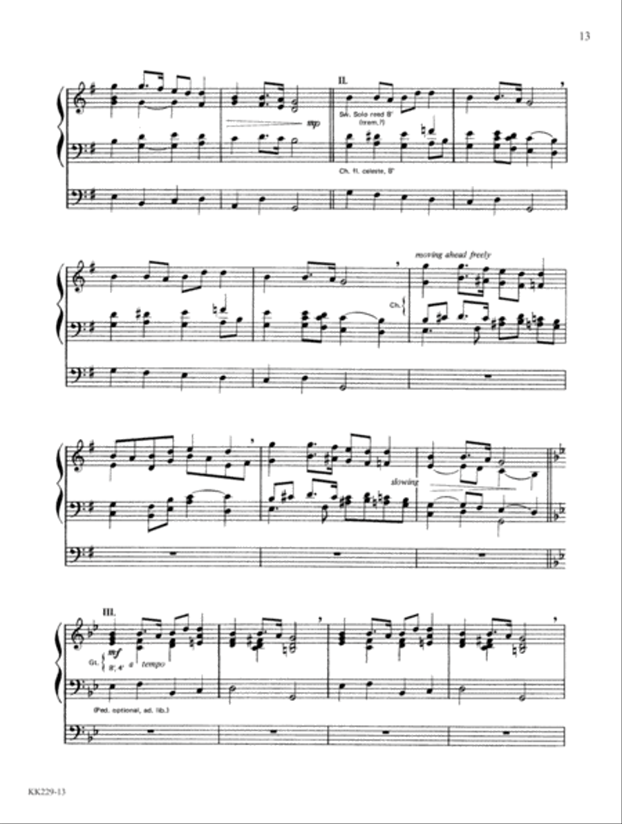 Sacred Sounds from George Shearing For Organ Organ Solo scores gallery preview page 6