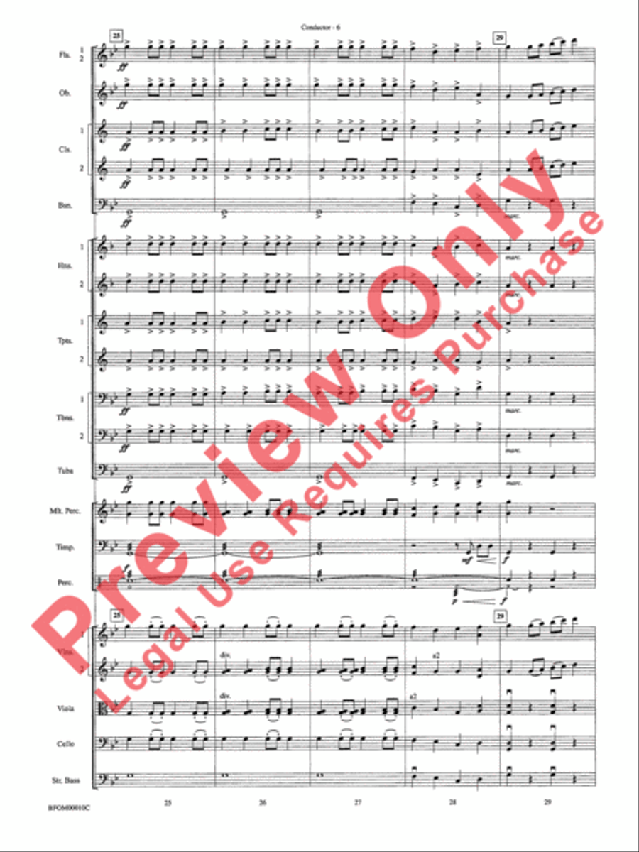 Aboriginal Rituals Full Orchestra scores gallery preview page 8