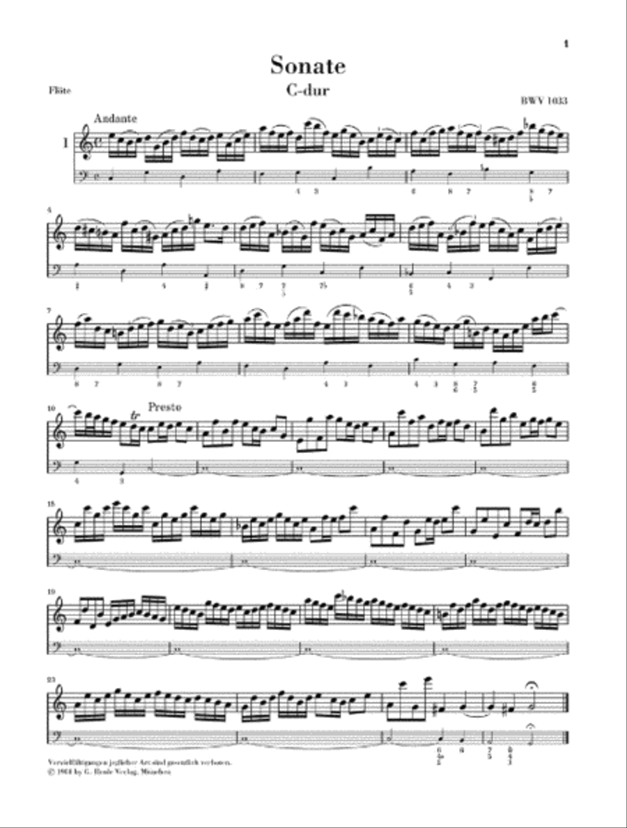 Flute Sonatas – Volume 2 Flute Solo scores gallery preview page 3