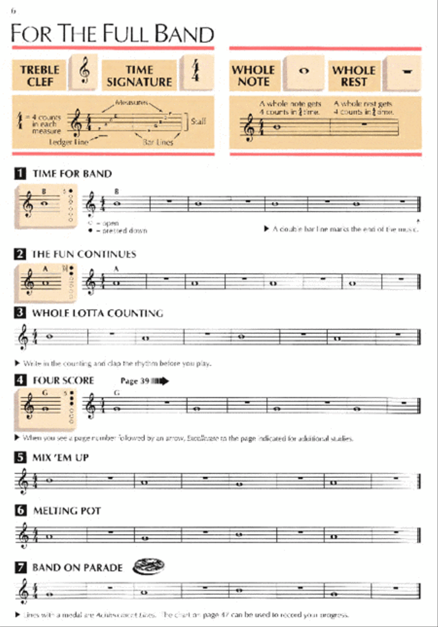 Standard of Excellence Enhanced Book 1, Baritone Sax Concert Band Methods scores gallery preview page 2