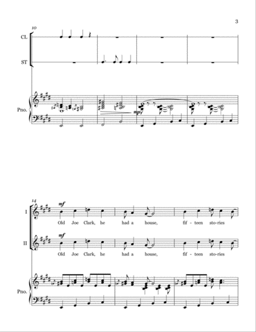 Old Joe Clark SSA scores gallery preview page 3