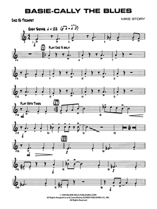 Basie-Cally the Blues: 2nd B-flat Trumpet