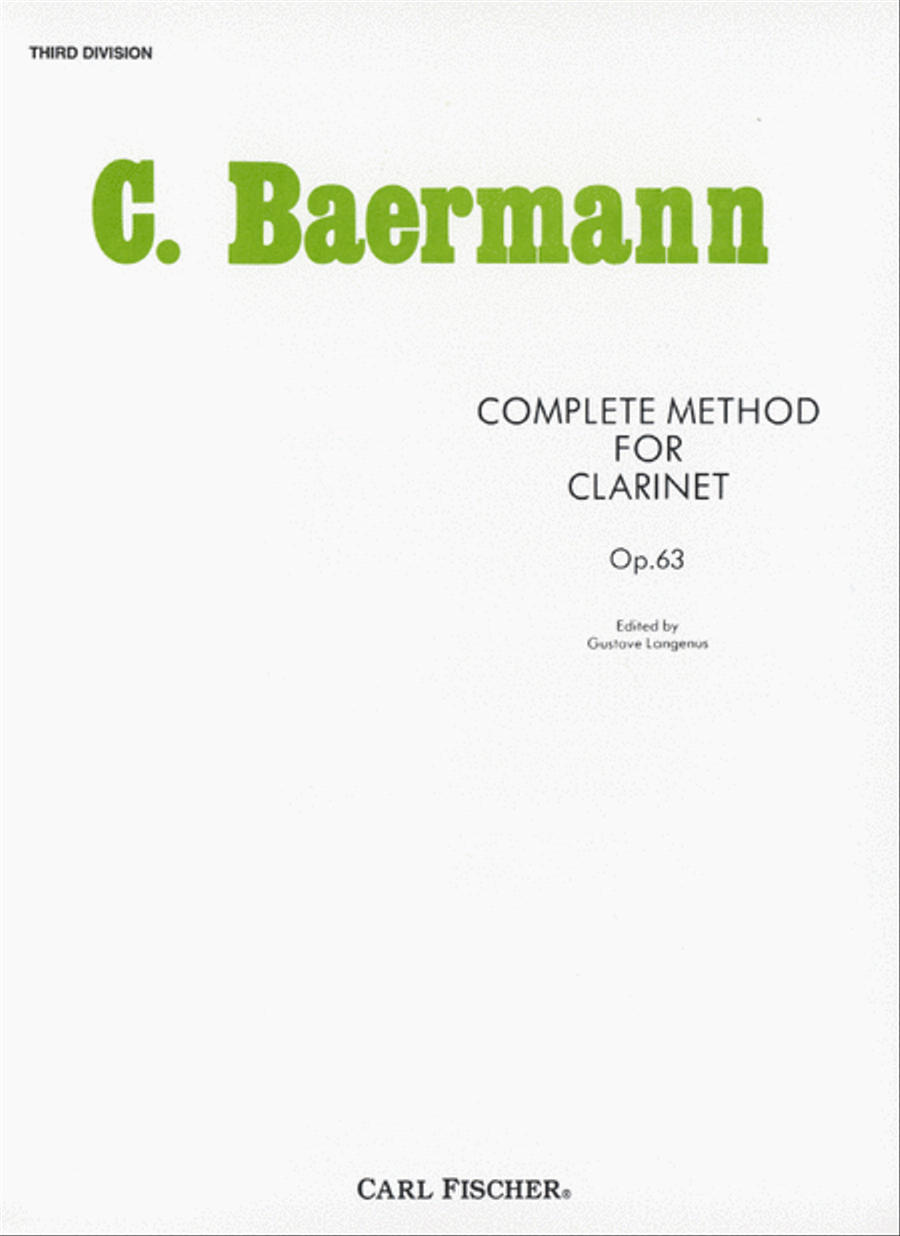 Complete Method for Clarinet Clarinet scores gallery preview page 1