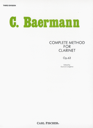 Book cover for Complete Method for Clarinet