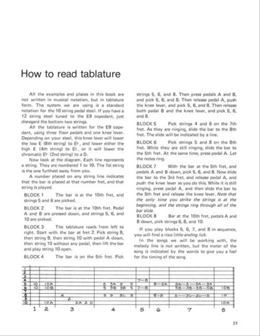 Pedal Steel Guitar Steel Guitar scores gallery preview page 15