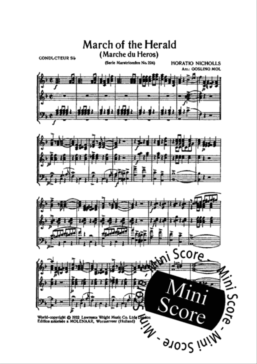 March of the Herald Fanfare Band scores gallery preview page 4