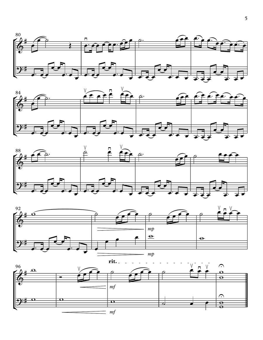 What About Us String Duet scores gallery preview page 5