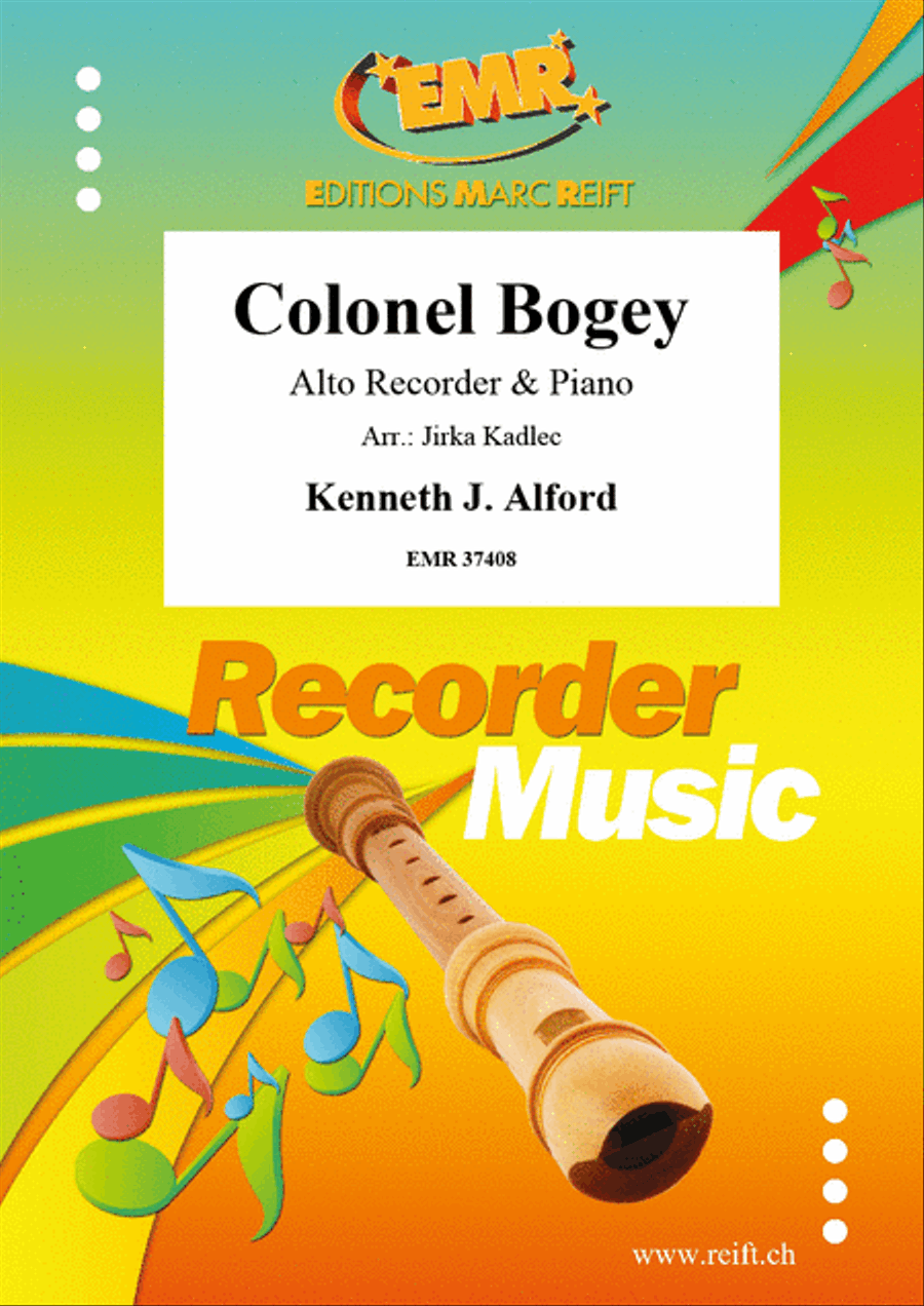 Colonel Bogey Alto Recorder scores gallery preview page 1