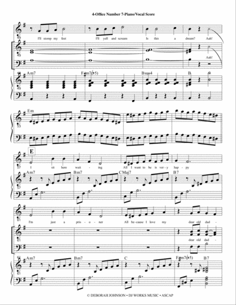 Office #7 - STILTZ the Musical Choir scores gallery preview page 6