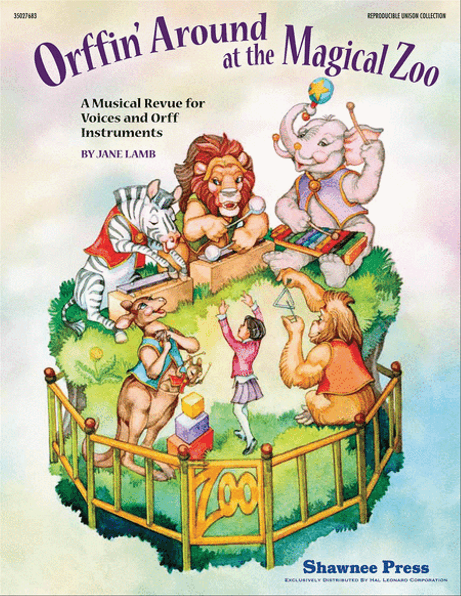 Orffin' Around at the Magical Zoo Unison Choir scores gallery preview page 1