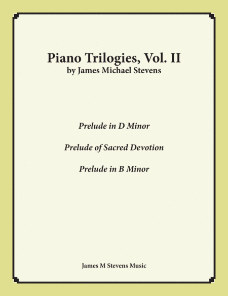Piano Trilogies, Vol. II (Preludes) image number null