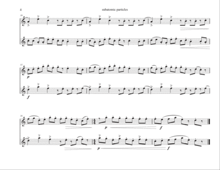 subatomic particles subatomic particles Woodwind Duet scores gallery preview page 6