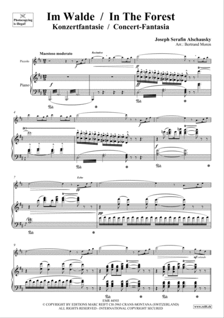 Im Walde / In The Forest Piccolo scores gallery preview page 4