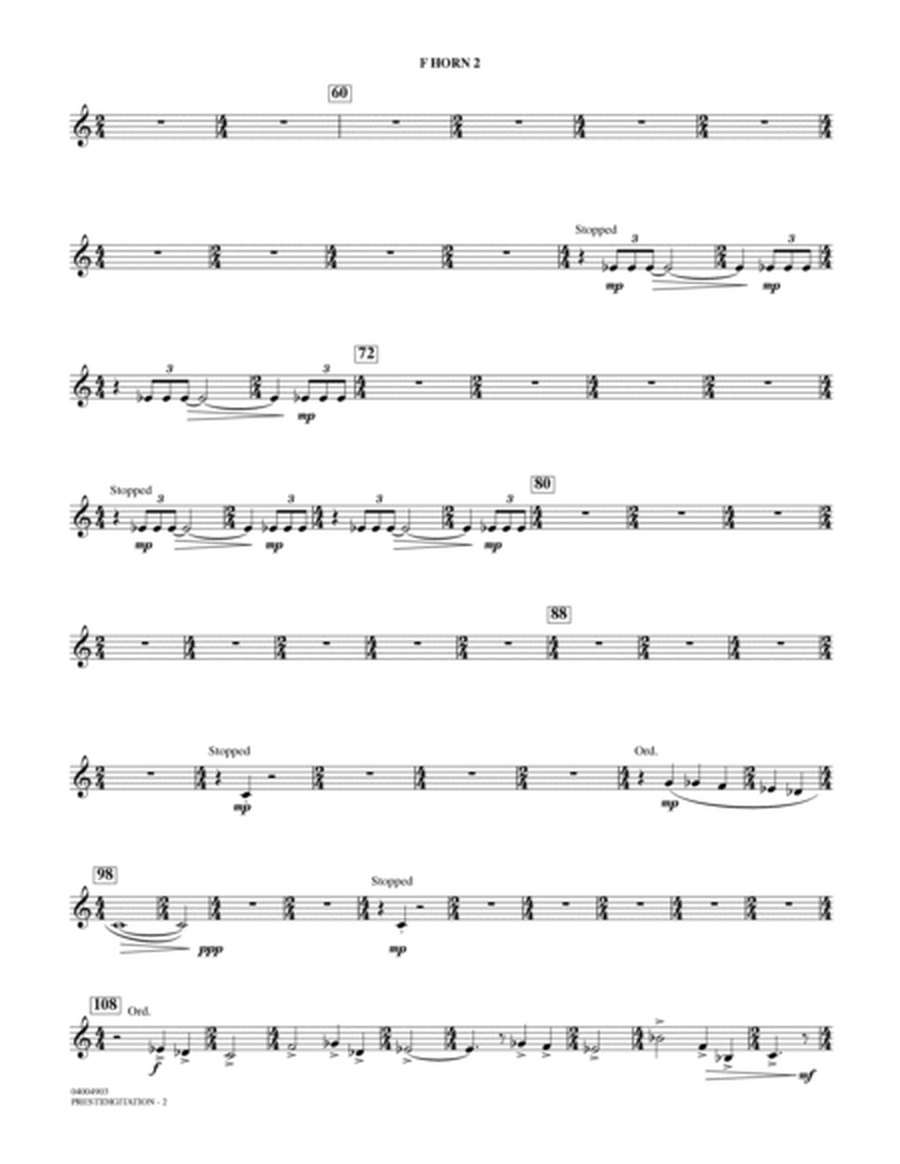 Prestidigitation (Alto Saxophone Solo with Band) - F Horn 2
