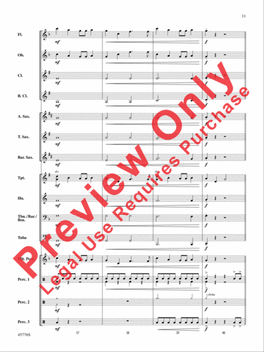 Sorry Concert Band scores gallery preview page 12