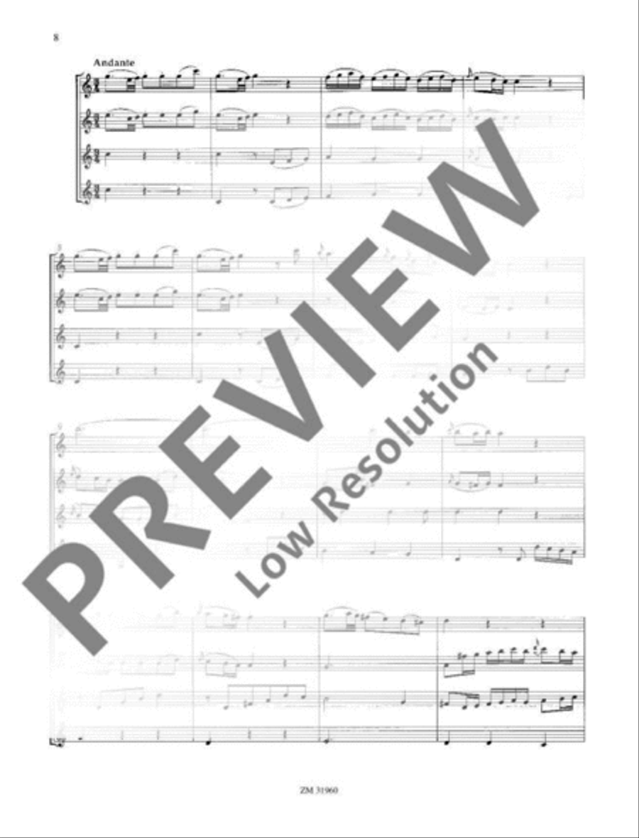 Divertimento Flute Trio scores gallery preview page 9