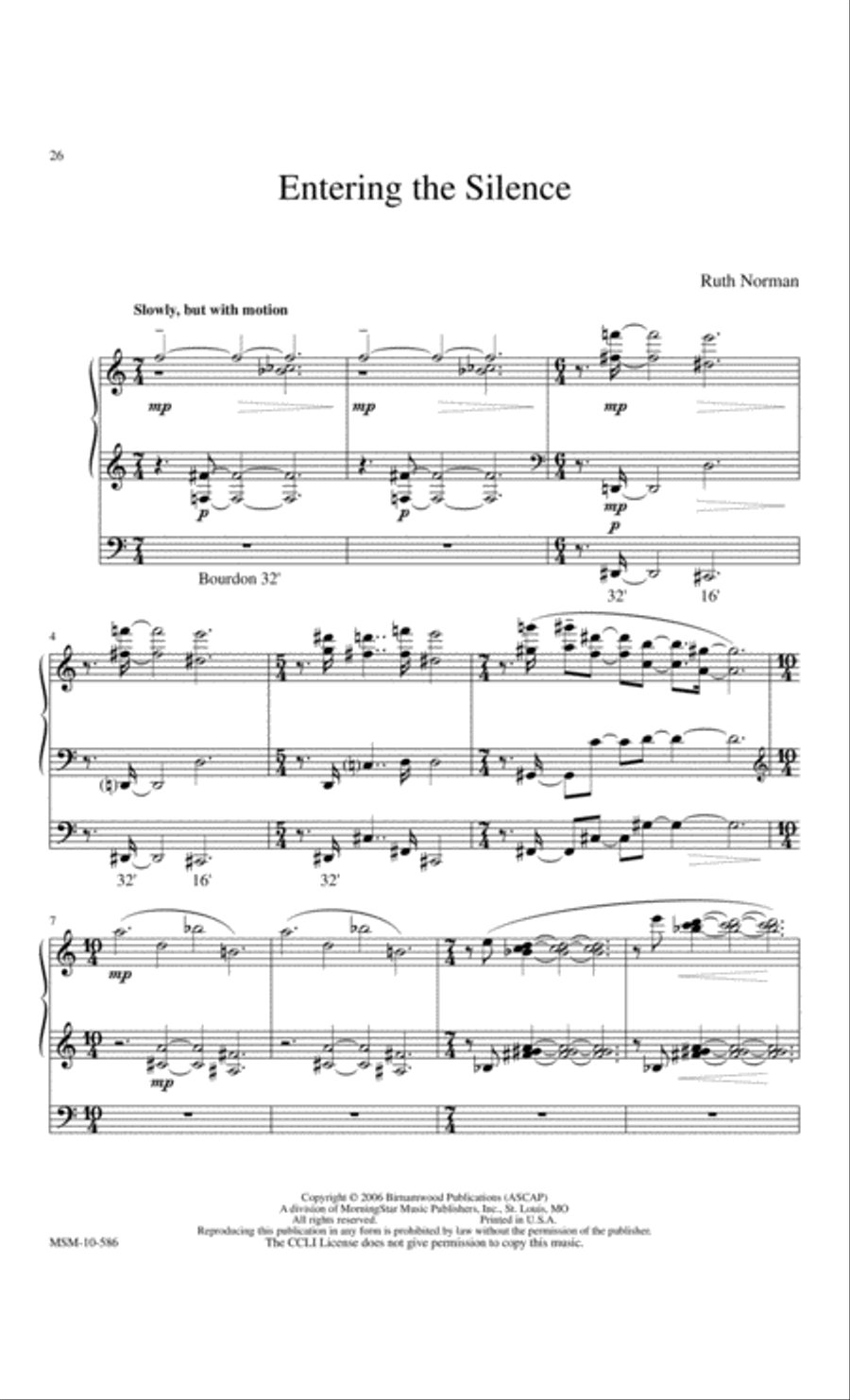 African-American Organ Music Anthology, Volume 6 Organ scores gallery preview page 5