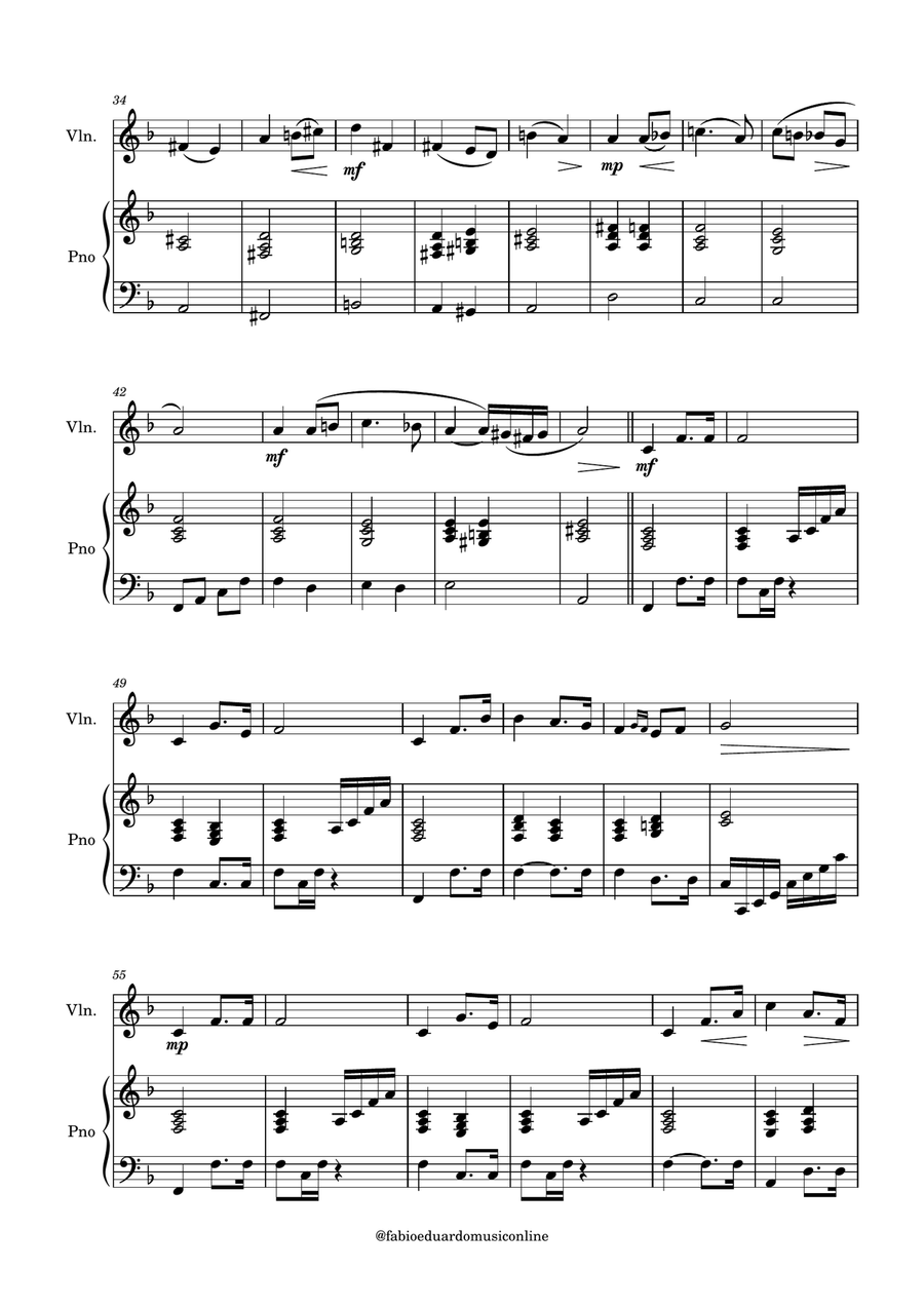 Bridal Chorus by Wagner - Wedding March Sheet Music Piano scores gallery preview page 3