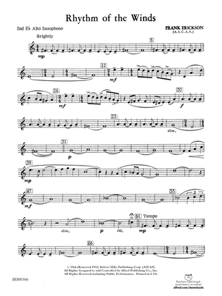 Rhythm of the Winds: 2nd E-flat Alto Saxophone