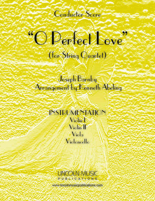 Barnby - O Perfect Love (for String Quartet)