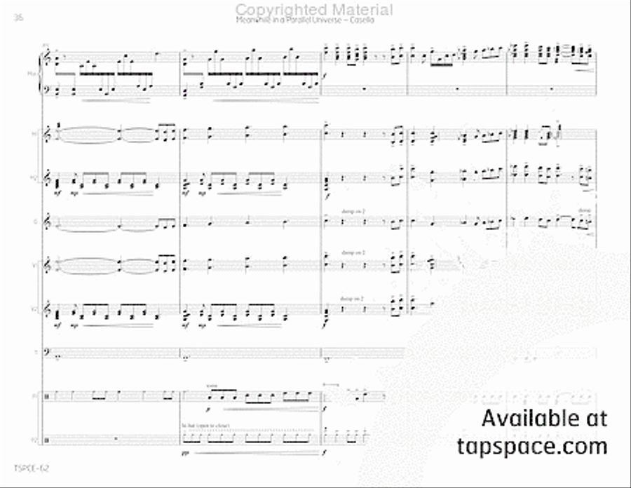 Meanwhile in a Parallel Universe Redux Percussion Ensemble scores gallery preview page 41