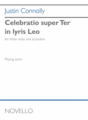 Celebratio Super Ter in Lyris Leo, Op. 29/II (Playing Score)