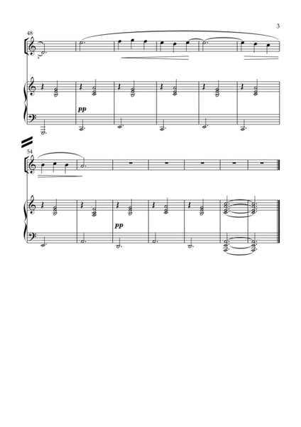 Gymnopédie nº 3 - For Clarinet in Bb and Piano image number null