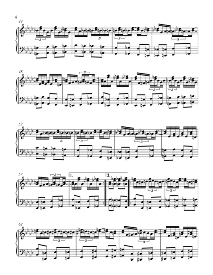 Reaction Rag Piano Solo scores gallery preview page 4