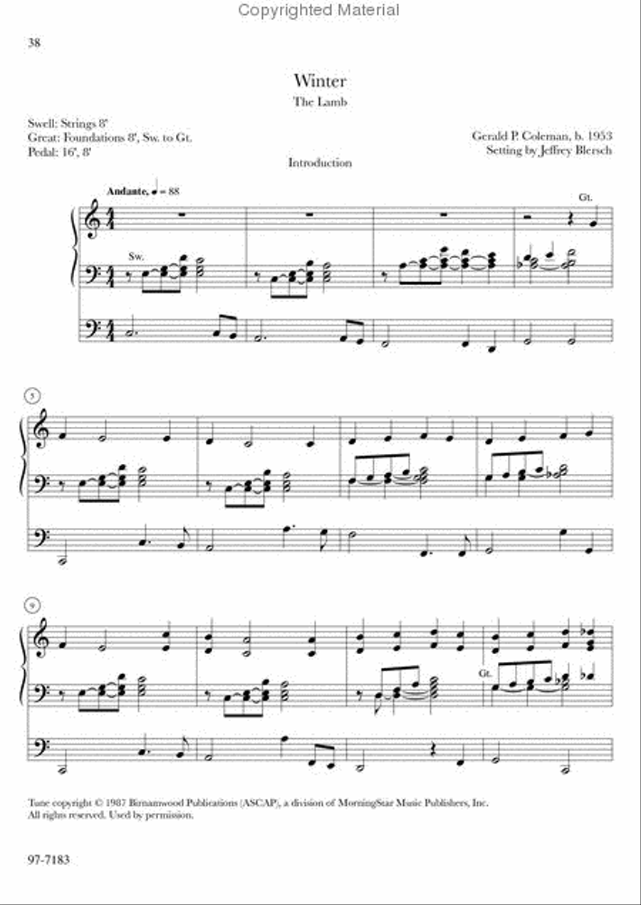Introductions, Harmonizations, Accompaniments, Interpretations, Vol. 3 Organ scores gallery preview page 10