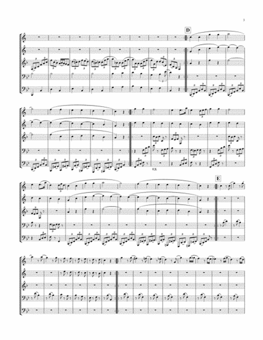 Twinkle Variations for Brass Quintet