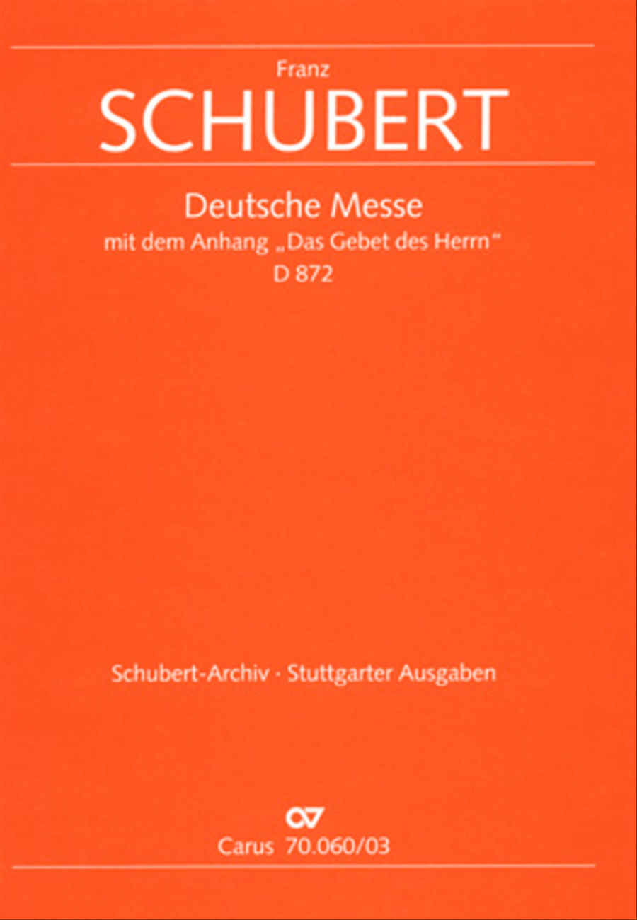 Deutsche Messe 4-Part scores gallery preview page 1