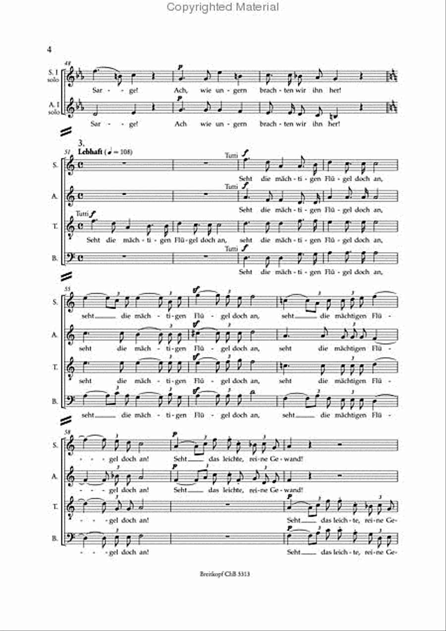 Requiem for Mignon Op. 98b Mixed Choir scores gallery preview page 5