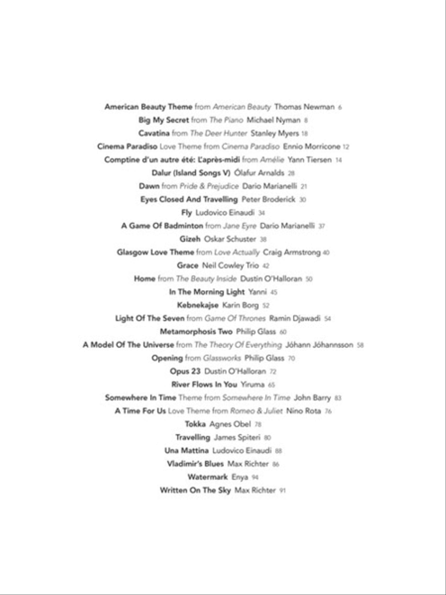 Peaceful Piano Solos for Easy Piano Easy Piano scores gallery preview page 2
