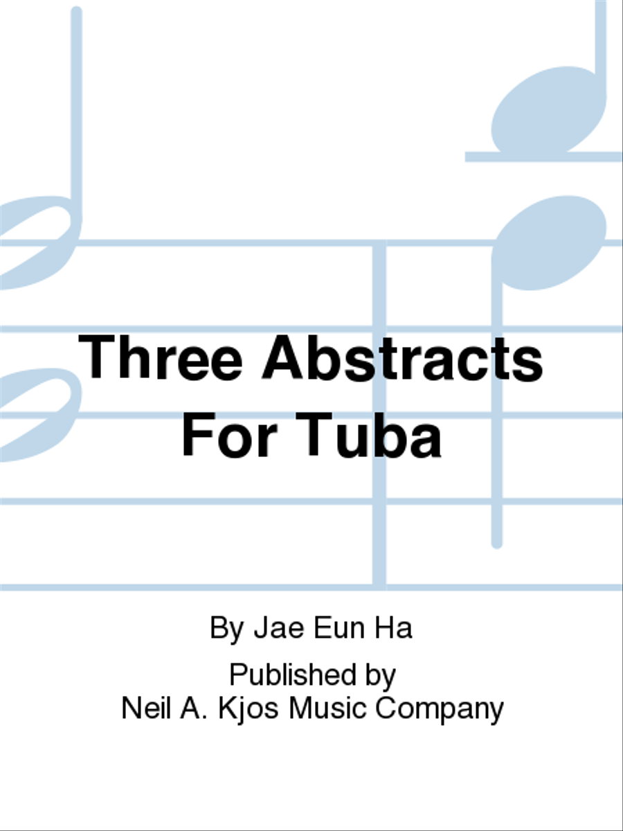 Three Abstracts For Tuba Tuba scores gallery preview page 1