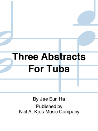 Book cover for Three Abstracts For Tuba