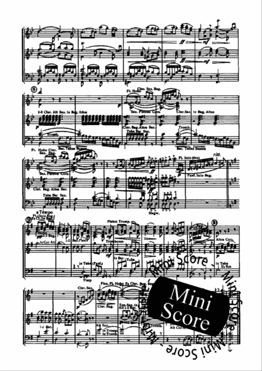 Loreley Paraphrase Concert Band scores gallery preview page 6